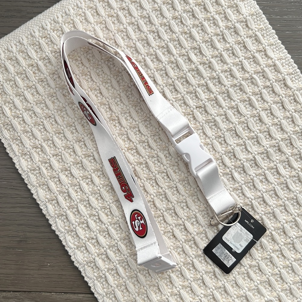 NWT NFL San Francisco 49ers Lanyard - Picture 2 of 2